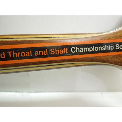 Vintage Grantsport Rod Laver Wooden Tennis Racket w/Slazenger leather cover