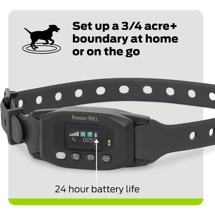 Premier Pet GPS Dog Fence Collar-Circular Wireless Boundary-NEW-SEALED-FAST SHIP
