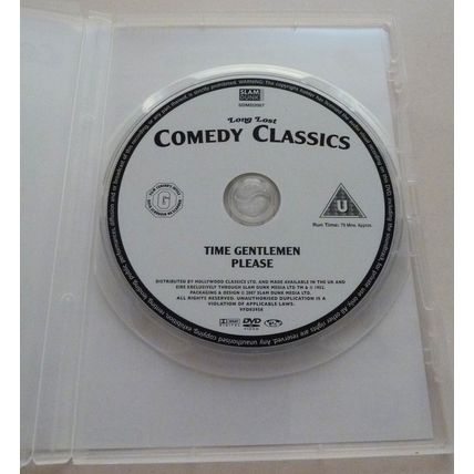 TIME GENTLEMEN PLEASE - REGION 2 DVD - LONG LOST COMEDY CLASSIC