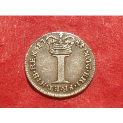 1784 George III Maundy Penny.