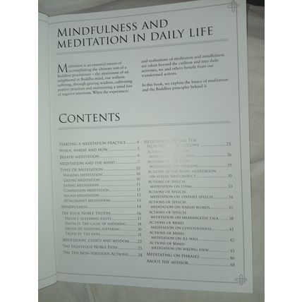 MINFULNESS & MEDITATION by Venerable Thubten Lhundrup