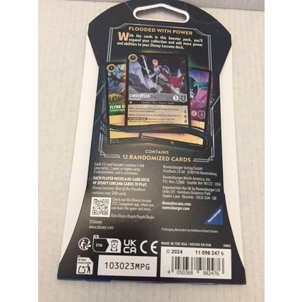 NEW Three Disney Lorcana Rise of the Floodborn Trading Card Game Packs - 36 Card