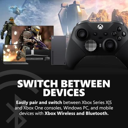 Xbox Elite Series 2 Core Wireless Gaming Controller – Black – Xbox Series X|S, X