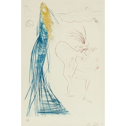 Salvador Dalí - Tristan et Iseult 1970 Picture 4 Poster Canvas Movie Film Print