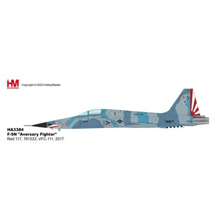 F-5N "ADVERSARY FIGHTER" RED 117 761533 - HOBBY MASTER HA3384 1/72 - PRE ORDER