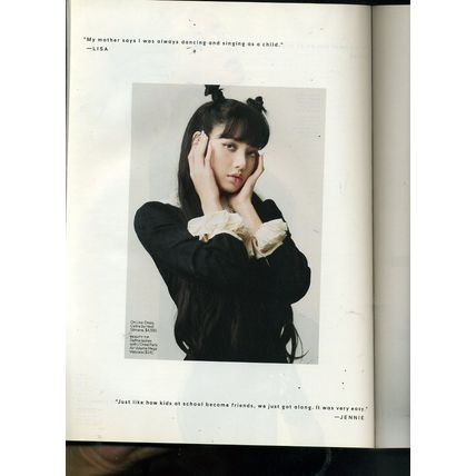 OCTOBER 2020 US ELLE MAGAZINE BLACKPINK LISA COVER SHANNEN DOHERTY KPOP RARE