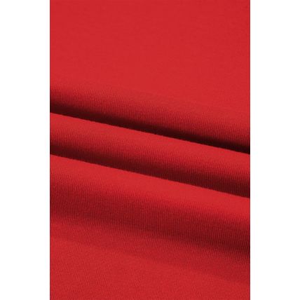Fiery Red Varsity Striped Detail Drop Shoulder Oversized Sweatshirt