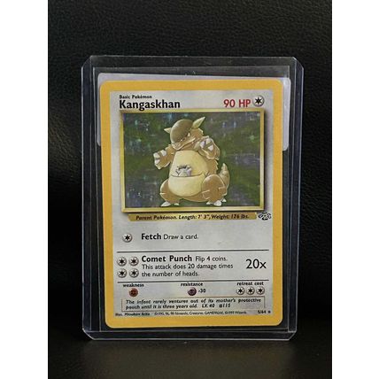 Kangaskhan - 5/64 - Holo Rare - Unlimited Edition Jungle Pokemon Trading Card