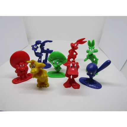 Weetabix Weetos 1995 Cereal Box Looney Tunes 375g Box and Set of 8 Figures