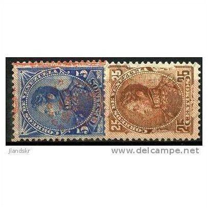 1893 Michel 37+39 - #3 fine used (o)