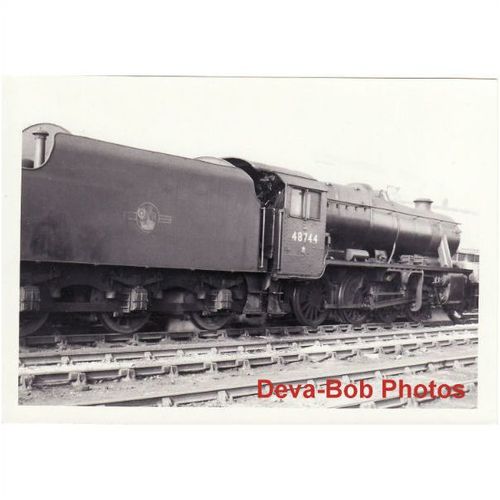 Railway Photo LMS Stanier 8F 48744 BUXTON 1967 2-8-0 Loco