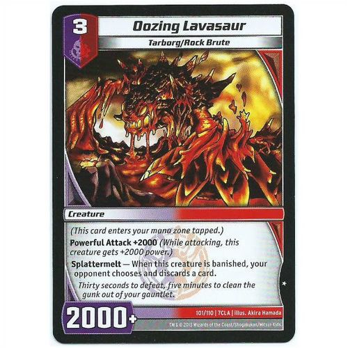 Kaijudo - Clash of the Duel Masters - 101/110 - Oozing Lavasaur