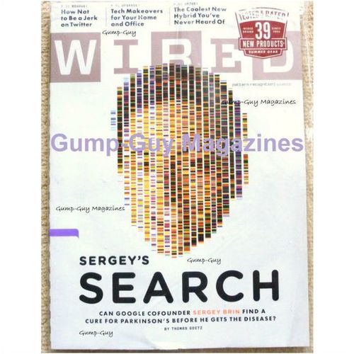 Wired magazine July 2010 Google Co-Founder Brin Hybrid Twitter Jerk Tech Makeovr