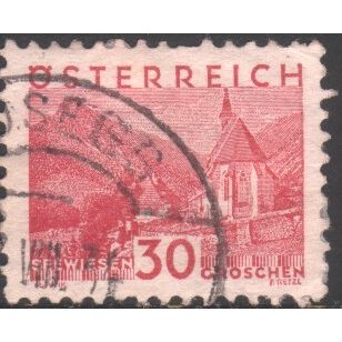 Austria 1929 - SG654 - 30g violet - Seewiesen - used