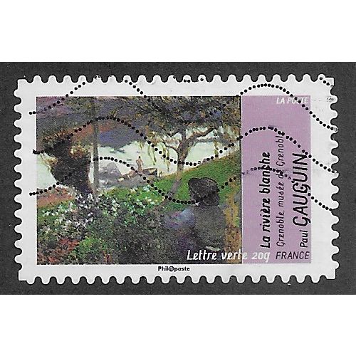 FRA 2013 (58c) 'ART- PAINTINGS IN WATER - CAUGUIN' FINE USED(EBID55-700)