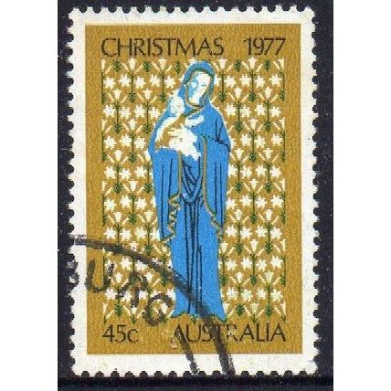 Australia 1977 Christmas - Madonna & Child 45c Used