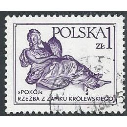 Mi 2577: 1 Zl. purple-violet Definitive Stamp: Peace, comb perf. 12¾:12½