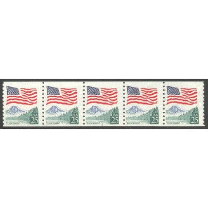 2280a 25c U.S. Flag Fine MNH PNC 5/5 V0317