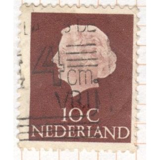 Netherlands 1953 - SG775 - 10c brown - Queen Juliana - used 3