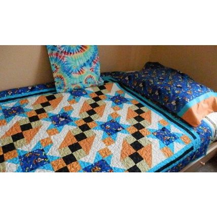 Quilt The Star of the Hour is Mickey, Pillowcase,Throw Pillow Cover 091523QPC