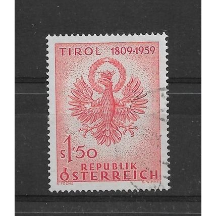 Austria.150th Anniversary of Tyrolese Rising stamp.Fine Used.Aug22