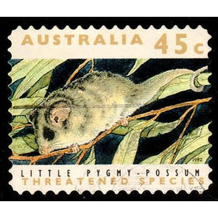 Australia 1992 Animal Threatened Species 45c Used P&S Stamp Possum