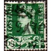 1958-67 Wales Regional Definitive . 1/3d. Value. Greem. Good Used
