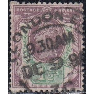 GB, 1887-92 1.5d purple/green, SG 198 (Scott 112), used