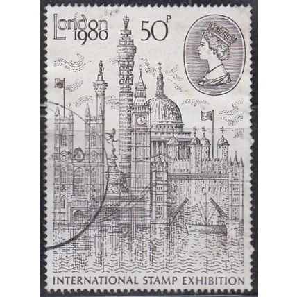 GB, 1980 London Stamp Exhibition Type I, SG 1118 (Scott 909), used
