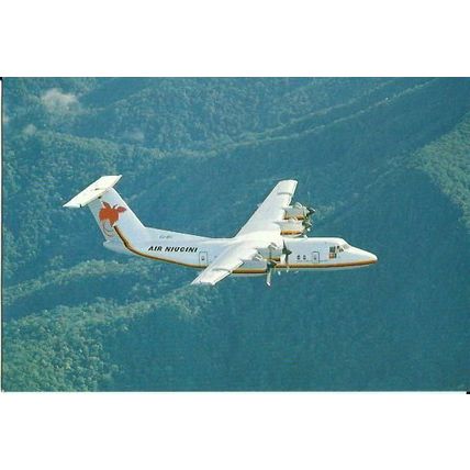 Aviation AIR NIUGINI Dash 7 Postcard