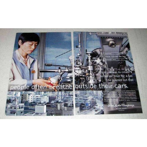 2001 Ford Motor Company Ad - Peple Breathe Outside