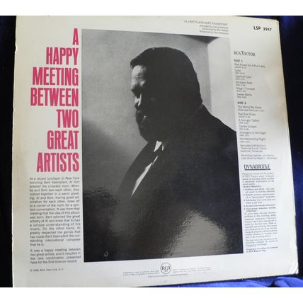 Al Hirt ‎– Al Hirt Plays Bert Kaempfert - RCA Victor LP 1968