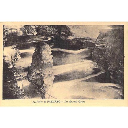 Padirac Les Grands Gours France Postcard unused VGC