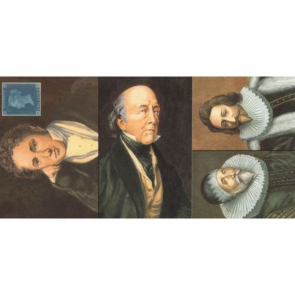 Charles Heath John Coke Robert Wallace 3x Painting Postcard s