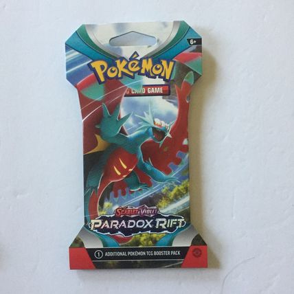 4 New Pokemon Scarlet & Violet Paradox Rift Booster Packs - 40 Total Cards