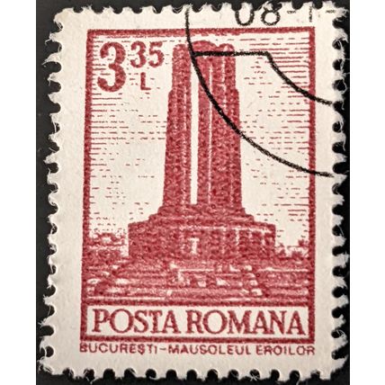 STAMP ROMANIA SG3931 1972 3L35 Buildings Used