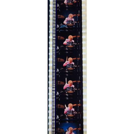 Jimi Hendrex. Pk MTP - A018r . 1 STRIP OF 5 - 35MM FILM CELLS. A very rare strip