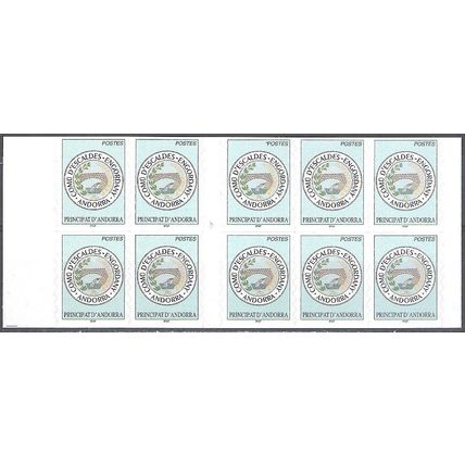 Andorre Français 2003 Michel Carnet 596 Neuf ** Cote (2008) 22.00 € Armoirie