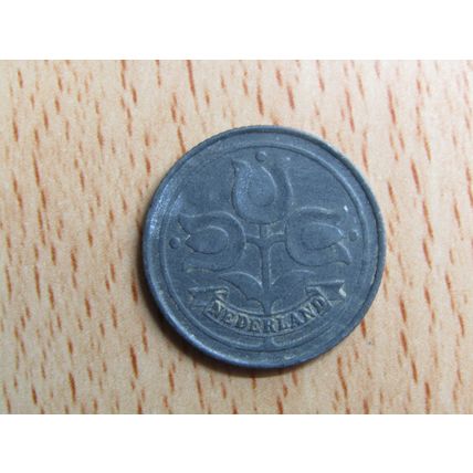 Netherlands 1943 10 Cents Coin