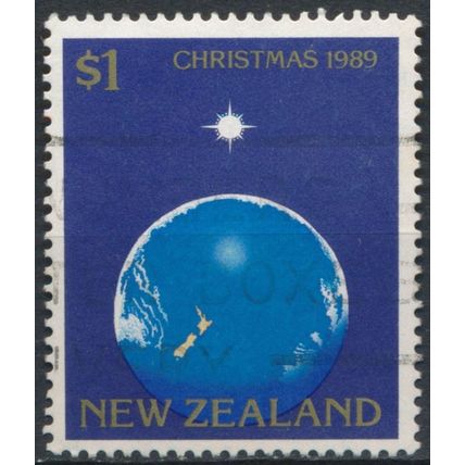 Christmas: $1 - New Zealand 1989 - F H - SG 1523