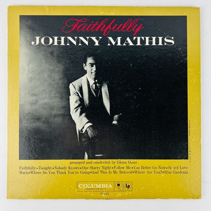Johnny Mathis – Faithfully Vinyl LP Record Album MONO CL-1422