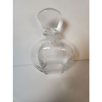 Luigi Bormioli Light & Music Crystal Decanter Bottle Italy Heavy 9" Vintage