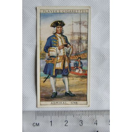 1930 Players History of Naval Dress No. 18 Admiral 1748