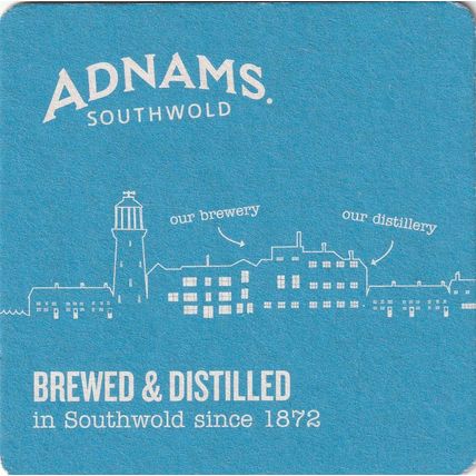 BEER MAT - ADNAMS BREWERY - LOVE YOUR BEER - (Cat No 132) - (2016)