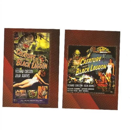 CLASSIC VINTAGE MOVIE POSTERS ' CREATURE BLACK LAGOON' sub set