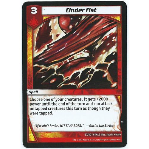 Kaijudo - Shattered Alliances - #27/80 - Cinder Fist