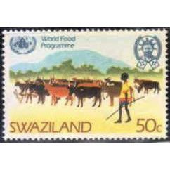 Swaziland QEII 1983 World Food Day 50c Cattle Unmounted Mint NHM SG 442 stamp