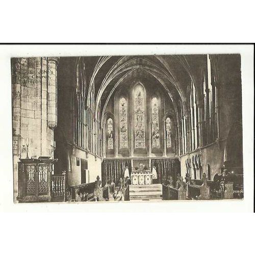 Wales BRECON St John's Church Interior Postcard by Valentine (24406)