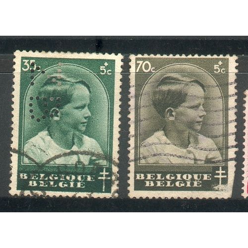 Belgium 1936 - SG 79 + 781 - x2 Prince Baudouin - used