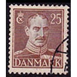 Denmark 1942 King Christian X 25 Øre Used Stamp